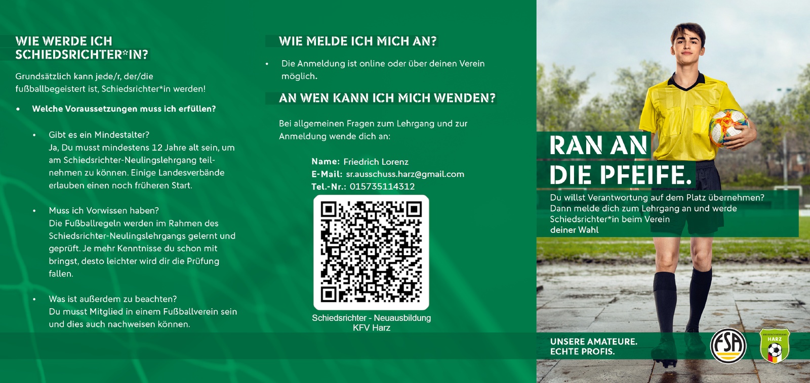 Flyer SR-Anwärterlehrgang
